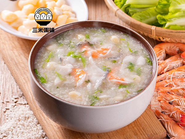 三米粥铺干贝虾仁鱼片粥
