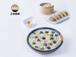 皮蛋瘦肉粥+三米蒸饺+高邮咸鸭单