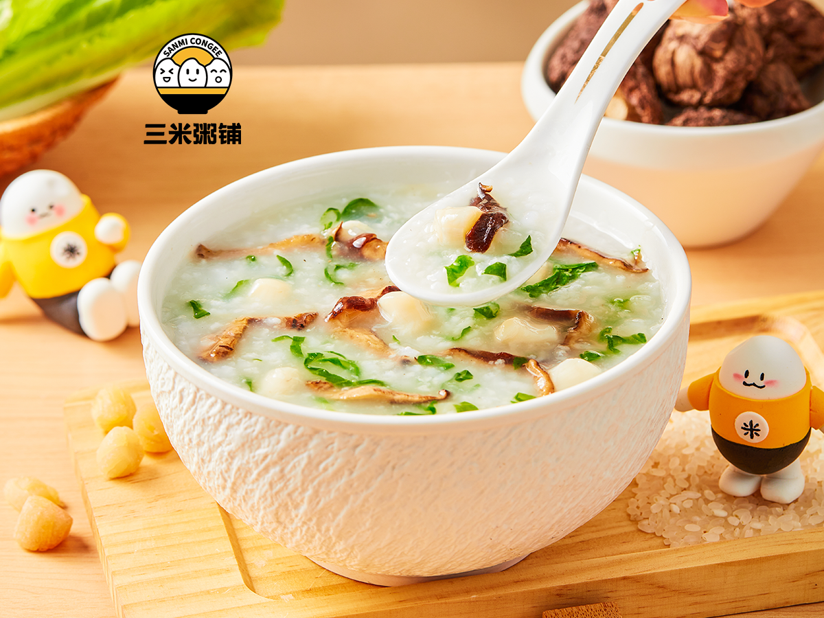 干贝香菇粥