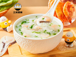 「超鲜」虾仁鱼片粥